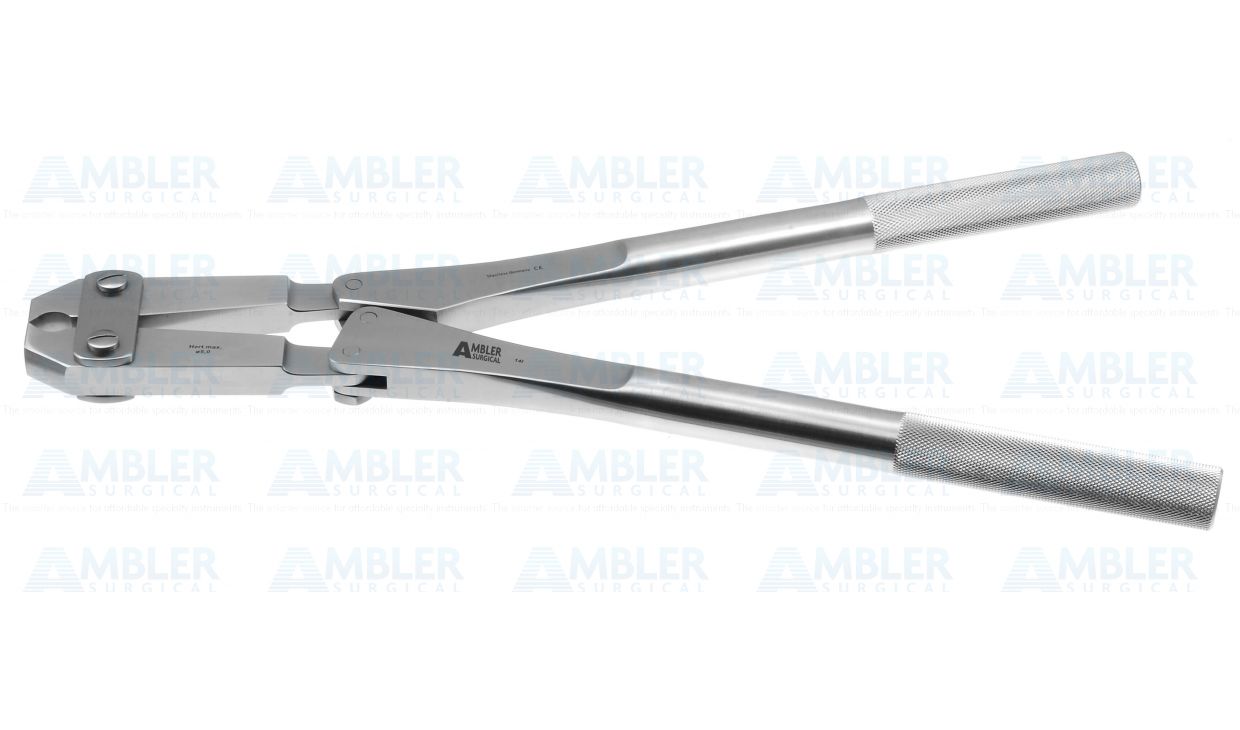 Pin Cutter, End Cutting, Stainless, 1/4" (6.4 Mm) Max Cutting Capacity, 18 1/2" (47.0 Cm)